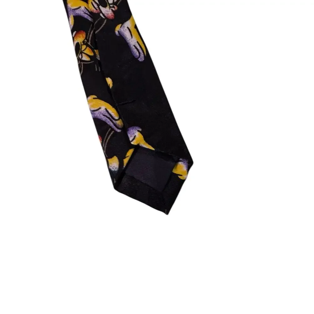 Disney Mickey Unlimited Balancine Goofy Faces Vintage Novelty Necktie